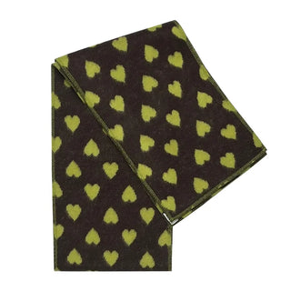 (2 colors) Heart pattern scarf