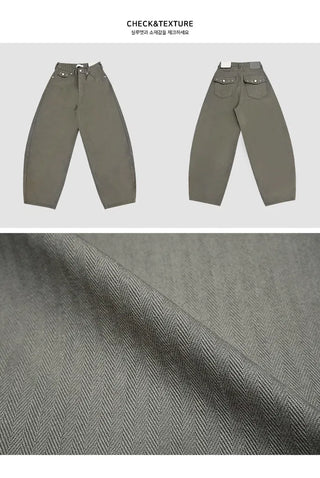 Studded Wide Summer Cotton Pants - 2 Colors