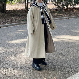 2-way hooded trench coat