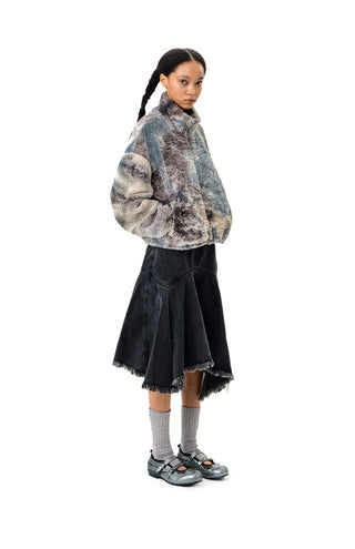 CONP Tie-Dye Sherpa Coat