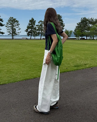 Eyelet Wrap Set Cotton Pants