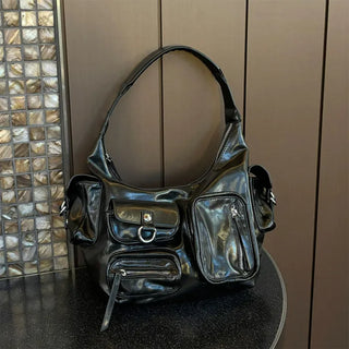 Multi-pocket shoulder bag