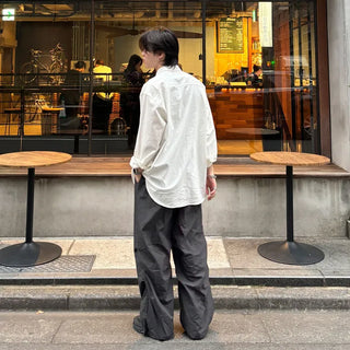 Oversized cotton shirt