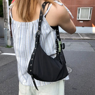 Eyelet Shoulder Bag