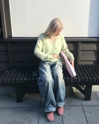 See-through cardigan