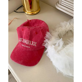 Embroidered Lettering Ball Cap