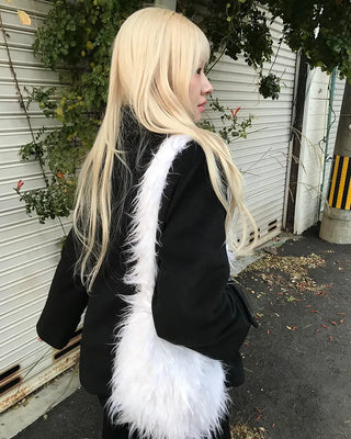 Double-breasted short coat