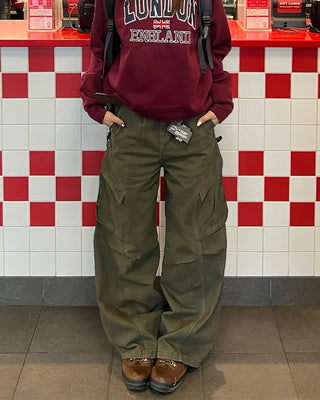 Khaki cargo pants