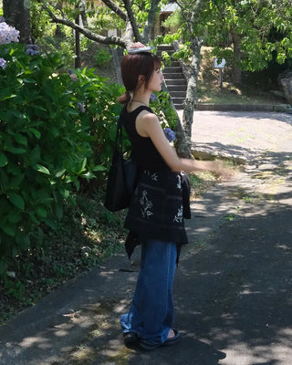 Eco-leather Triangle Shoulder Bag