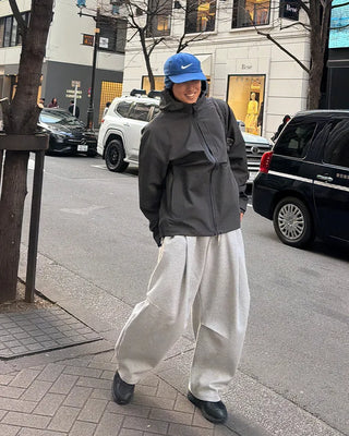 String waist sweatpants