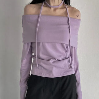 strap off shoulder T (4c)