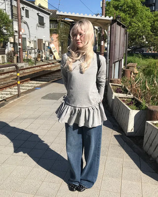 Parka Side Shirring Dress