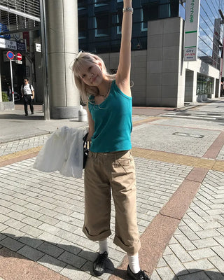 Wide Capri Pants