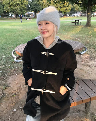 Duffle half coat