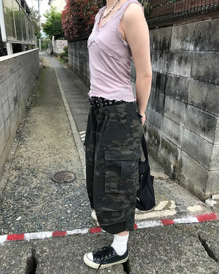 Camouflage Bermuda shorts