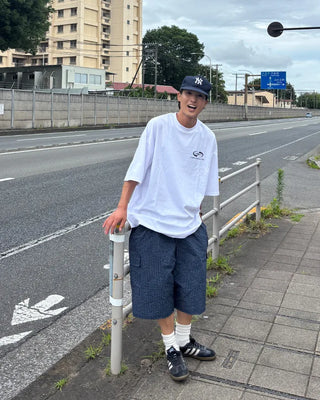 Checked Banding Cargo Pants