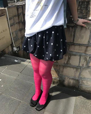 Striped color stockings