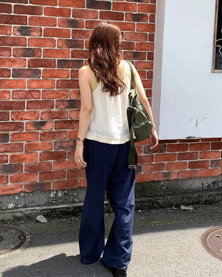 Banding Straight Pants