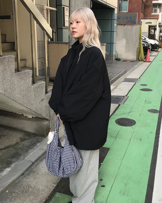 Checked Volume Tote Bag
