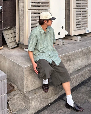Cargo zip shorts