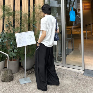 Pointed balloon fit slacks