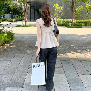 Asymmetrical Twist Bustier Blouse