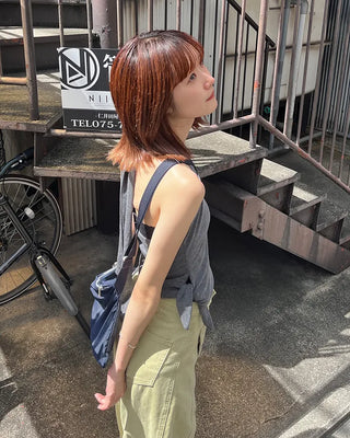 Halter neck tank top