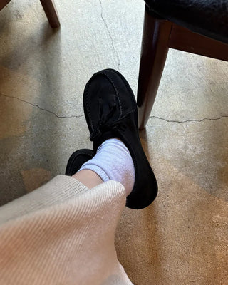 Suede loafers