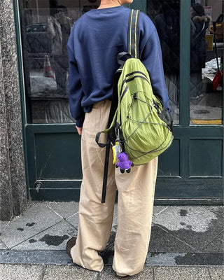 (Unisex) Pintuck Wide Pants