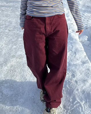 Basic Cotton Wide Pants
