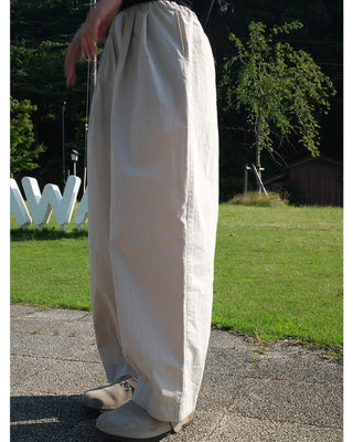 Banding wide pants