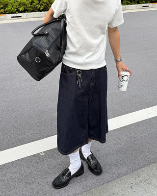 Selvedge Bermuda shorts