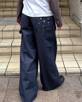 (Unisex) Pocket Star Denim Pants