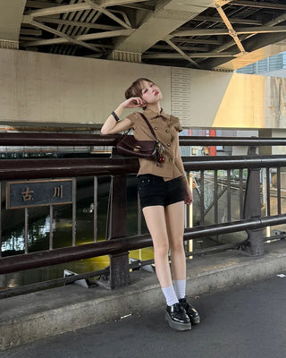 Trench blouse
