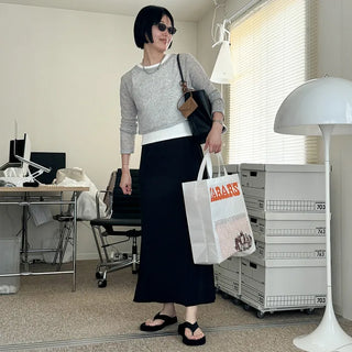 Round neck summer knit