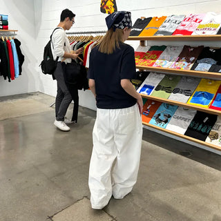 Unisex Wide-Leg Cotton Pants