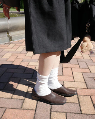 Square mule loafers