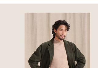 [CULTUM] Washed Cotton Twill Lapel Jacket