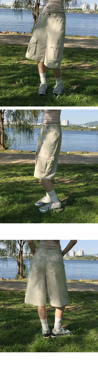 Clue Cargo Bermuda Pants - 4 Colors