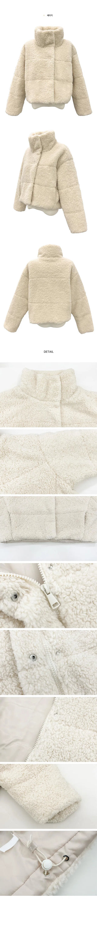 Heb Wool Poggle High Neck Padding