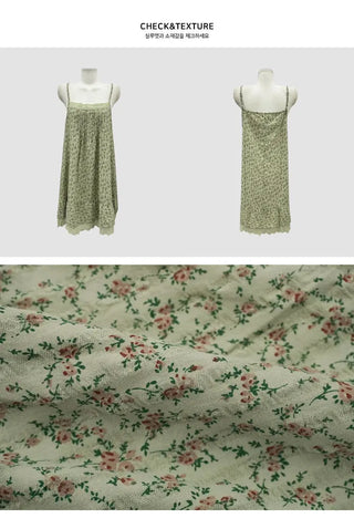 Forest Girl Sleeveless Dress ops