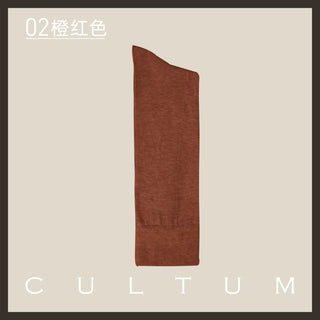 [CULTUM] Mercerized Cotton Crew Socks