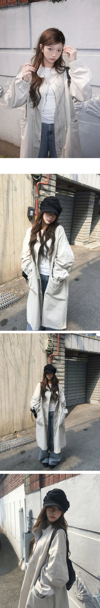 Daily Long Field Jacket - 3 Colors