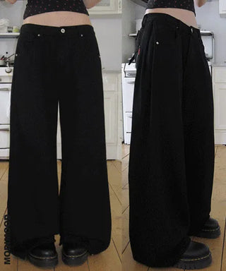 Bijou Pintuck Wide Cotton Pants - 2 Colors