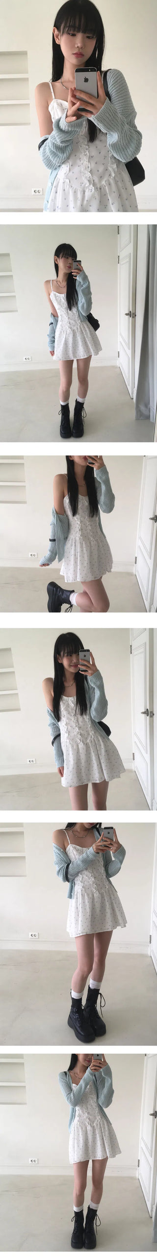 Powder Summer Boucle Daily Ribbed Cardigan - 5 Colors