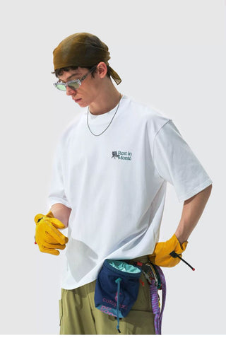 [Monterest] 5A Antibacterial Quick-Dry Outdoor Print Tee