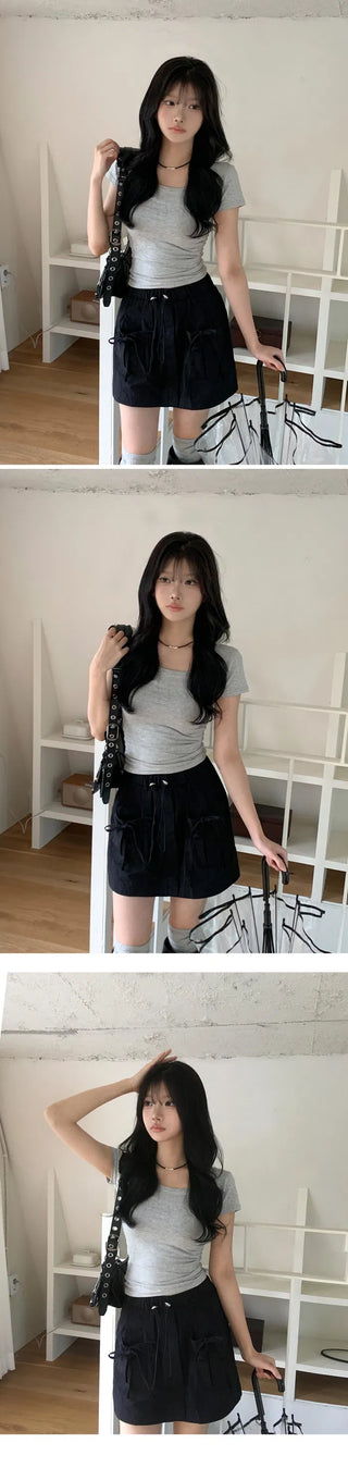 Cap sleeve slim line unisex short sleeve t-shirt