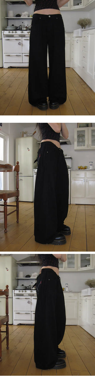 Bijou Pintuck Wide Cotton Pants - 2 Colors