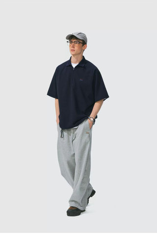[Monterest] Quick-Dry Half-Zip Polo Shirt