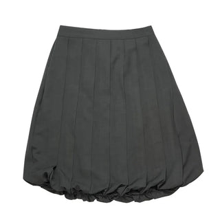 (2 colors) Pleated balloon skirt
